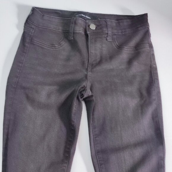 Calvin Klein Jeans women's size 4 black skinny slim fit mid-rise stretch - Picture 2 of 15